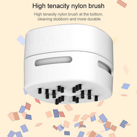 3W Hardcover Battery Style Portable Handheld Wireless Mini Desktop Vacuum Cleaner(White)