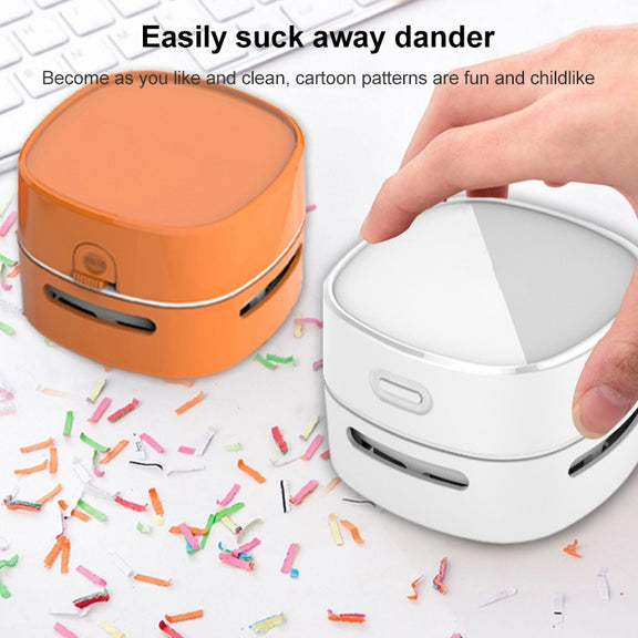 3W Hardcover Battery Style Portable Handheld Wireless Mini Desktop Vacuum Cleaner(Blue)