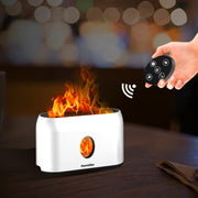 USB Simulation Flame Humidifier (Pink)