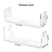 2pcs YX021-3 Acrylic Swiss Army Knife Display Knife Holder