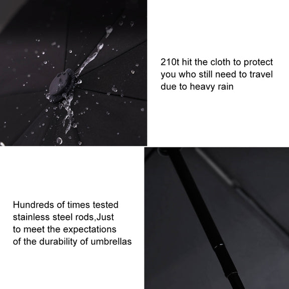 Original Xiaomi Youpin WD1 Empty Valley Automatic Umbrella, Size: 23 inch(Black)