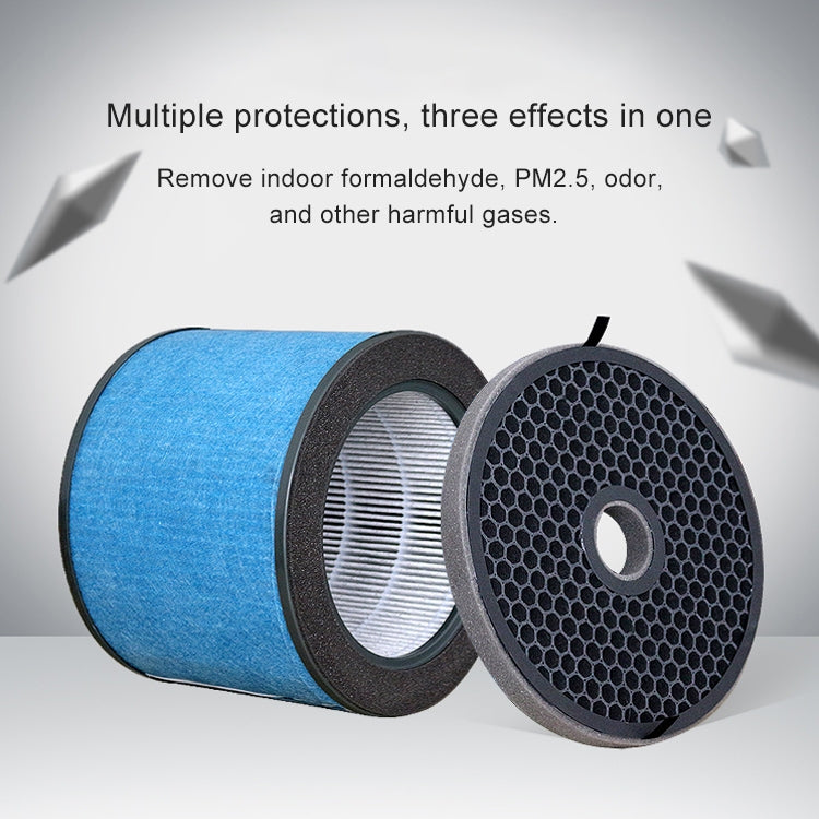 For Haier F300/MFC F330/MFA Air Purifier Replacement Screen Strainer HEPA + Activated Carbon Filter Element Set
