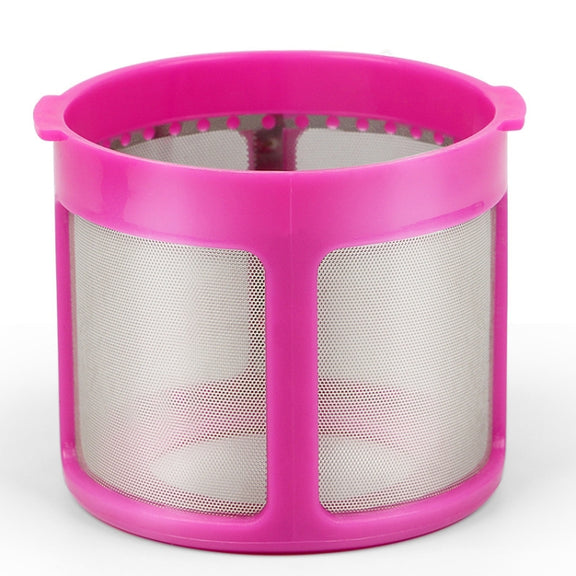 Filter Mesh Cover Vacuum Cleaner Mite Dust Removal Accessories For Puppy D-602A/D-607/D-616/D-609(Pink)