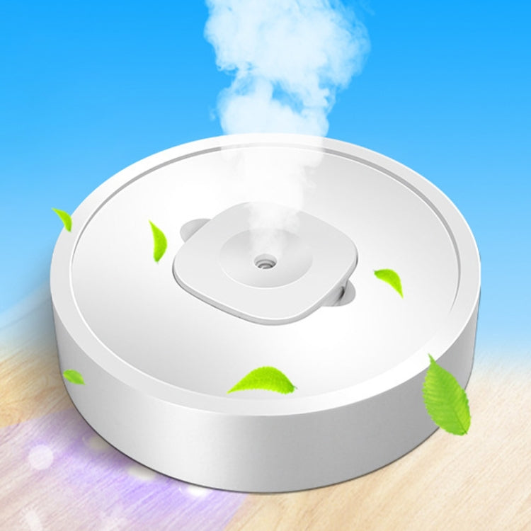 Portable Square UV Sterilization Anion Air Purifier Car Home Air Humidifier (White)
