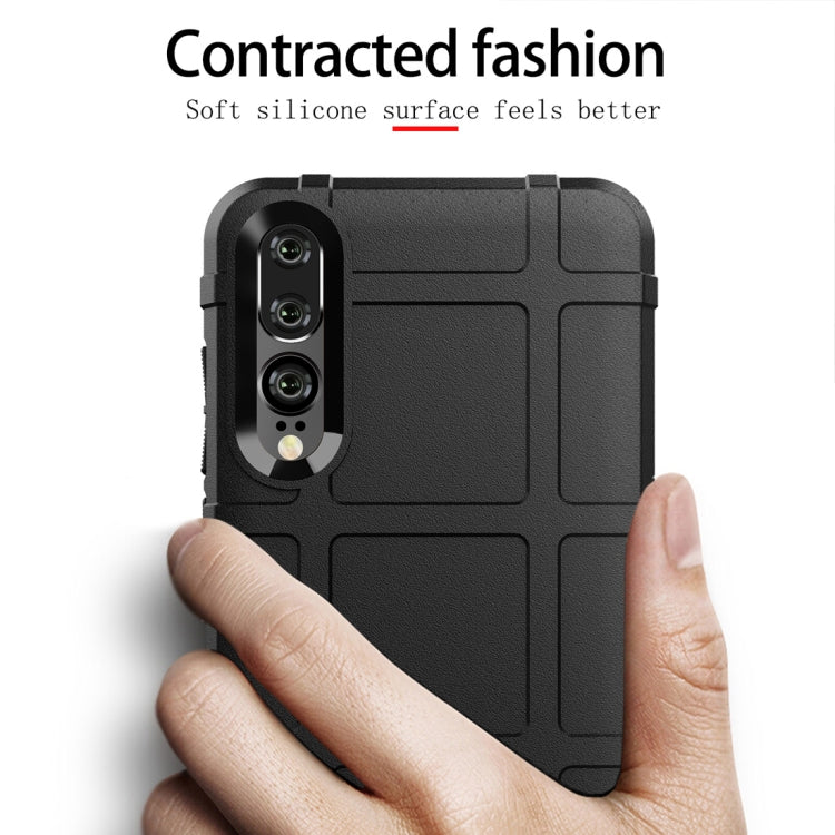 Full Coverage Shockproof TPU Case for Huawei P20 Pro(Black)