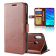 R64 Texture Single Fold Horizontal Flip Leather Case for Huawei P30 Lite, with Holder & Wallet & Card Slots & Photo Frame (Brown) - Huawei Cases by PMC TechLife | Online Shopping South Africa | PMC TechLife | Buy Now Pay Later Mobicred