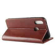 R64 Texture Single Fold Horizontal Flip Leather Case for Huawei P30 Lite, with Holder & Wallet & Card Slots & Photo Frame (Brown)