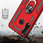 Armor Shockproof TPU + PC Protective Case for Huawei P30 Lite, with 360 Degree Rotation Holder (Black)