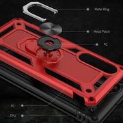 Armor Shockproof TPU + PC Protective Case for Huawei P30, with 360 Degree Rotation Holder (Black)