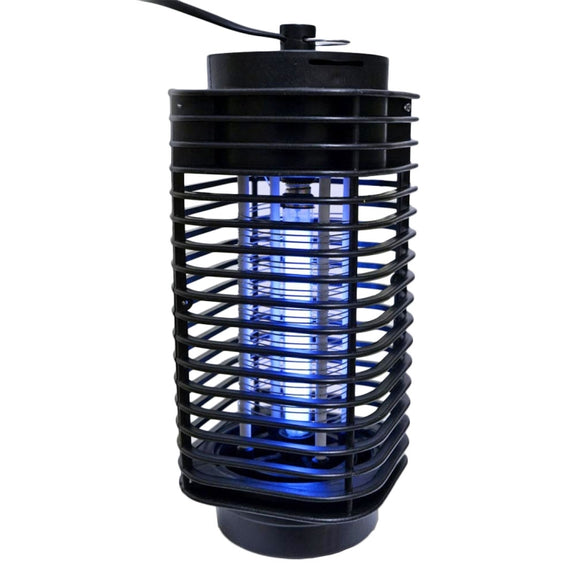 3W Microwave Insect Killer Electric Mosquito Fly Bug Insect Control with Trap Lamp, AC 110V, US Plug(Black)