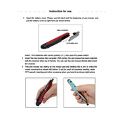 PR-08 2.4G Innovative Pen-style Handheld Wireless Smart Mouse, Effective Distance: 10m(Blue)
