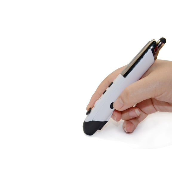 PR-08 2.4G Innovative Pen-style Handheld Wireless Smart Mouse, Support Windows 8 / 7 / Vista / XP /  2000 / Android / Linux / Mac OS. , Effective Distance: 10m(White)
