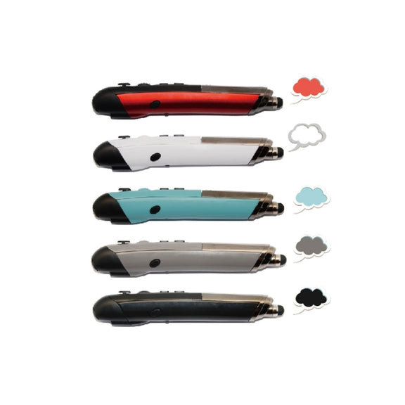 PR-08 2.4G Innovative Pen-style Handheld Wireless Smart Mouse, Support Windows 8 / 7 / Vista / XP /  2000 / Android / Linux / Mac OS. , Effective Distance: 10m(White)