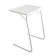 Plastic Pad Steel Tube Bracket Liftable Foldable Portable Multi-purpose Laptop Table, Adjustable Height: 52-72cm, Adjustable Angle: 30 Degrees / 60 Degrees / 90 Degrees(White) - Laptop Stand by PMC TechLife | Online Shopping South Africa | PMC TechLife | Buy Now Pay Later Mobicred