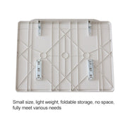 Plastic Pad Steel Tube Bracket Liftable Foldable Portable Multi-purpose Laptop Table, Adjustable Height: 52-72cm, Adjustable Angle: 30 Degrees / 60 Degrees / 90 Degrees(White)