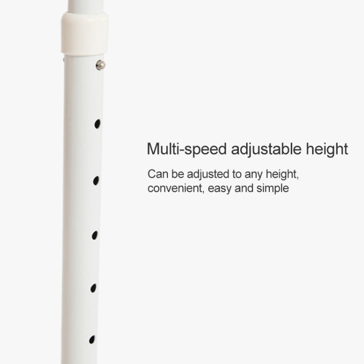 Plastic Pad Steel Tube Bracket Liftable Foldable Portable Multi-purpose Laptop Table, Adjustable Height: 52-72cm, Adjustable Angle: 30 Degrees / 60 Degrees / 90 Degrees(White)