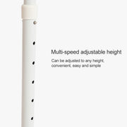 Plastic Pad Steel Tube Bracket Liftable Foldable Portable Multi-purpose Laptop Table, Adjustable Height: 52-72cm, Adjustable Angle: 30 Degrees / 60 Degrees / 90 Degrees(White)