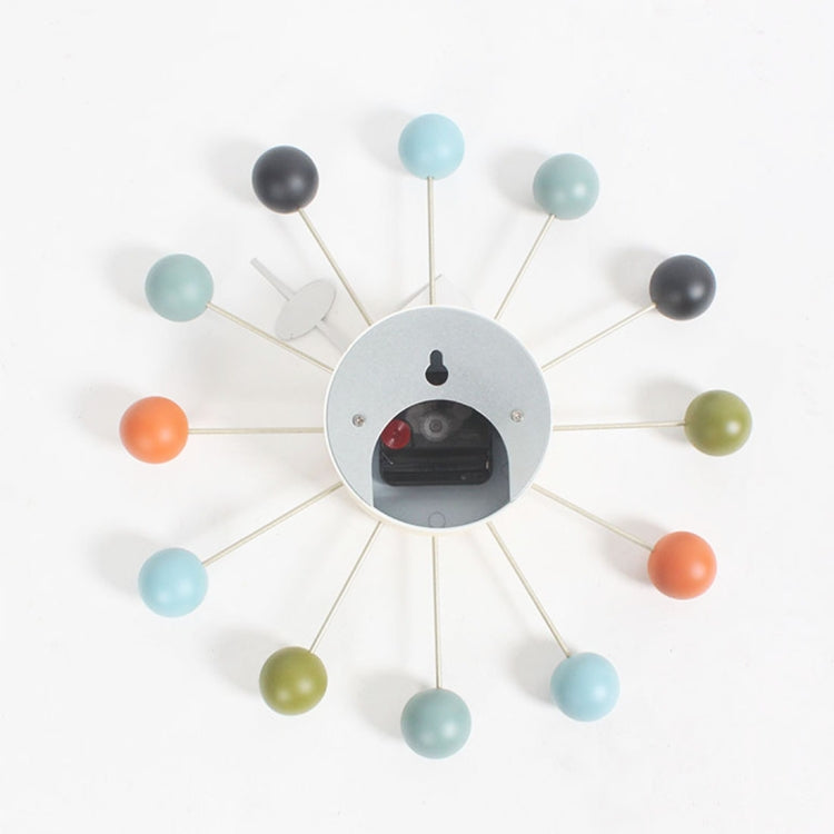 Stylish Background Minimalis Circular Balls Candy Wall Clock Creative Decoration Clock Ferris Wheel Clock