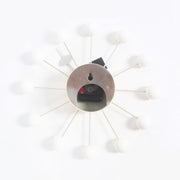Stylish Background Minimalis Circular Balls Candy Wall Clock Creative Decoration Clock Ferris Wheel Clock(White)