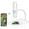 316 50-1000X Adjustable Smart Wifi USB Digital Microscope (White) - free shipping - PMC TechLife - Order now!