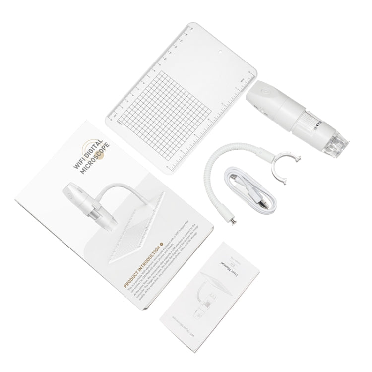 316 50-1000X Adjustable Smart Wifi USB Digital Microscope (White)
