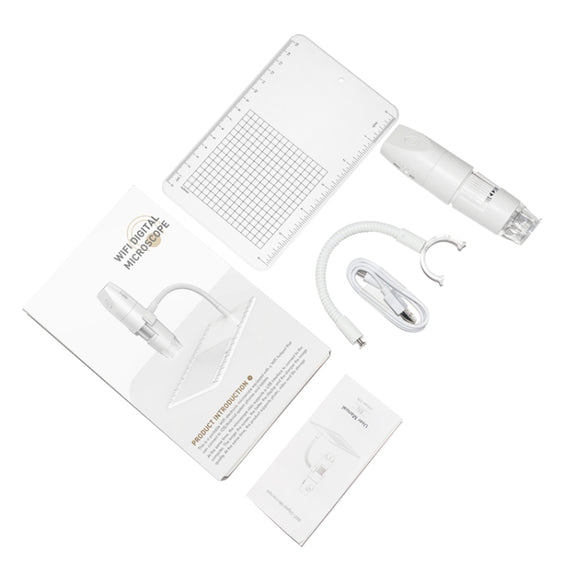 316 50-1000X Adjustable Smart Wifi USB Digital Microscope (White)