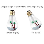 400ML Colorful Light Portable Bulb Shape Aromatherapy Air Purifier Humidifier for Home / Office / Car(Gold)