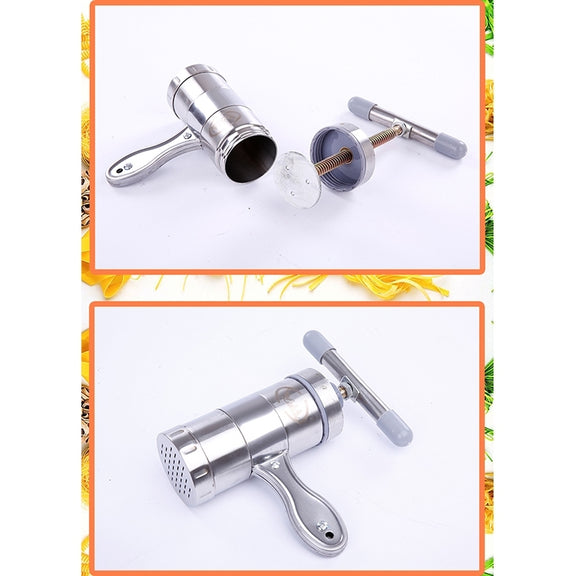Household Stainless Steel Manual Pasta Machine Hand Pressure Noodle Machine Noodle Maker with 5 Models