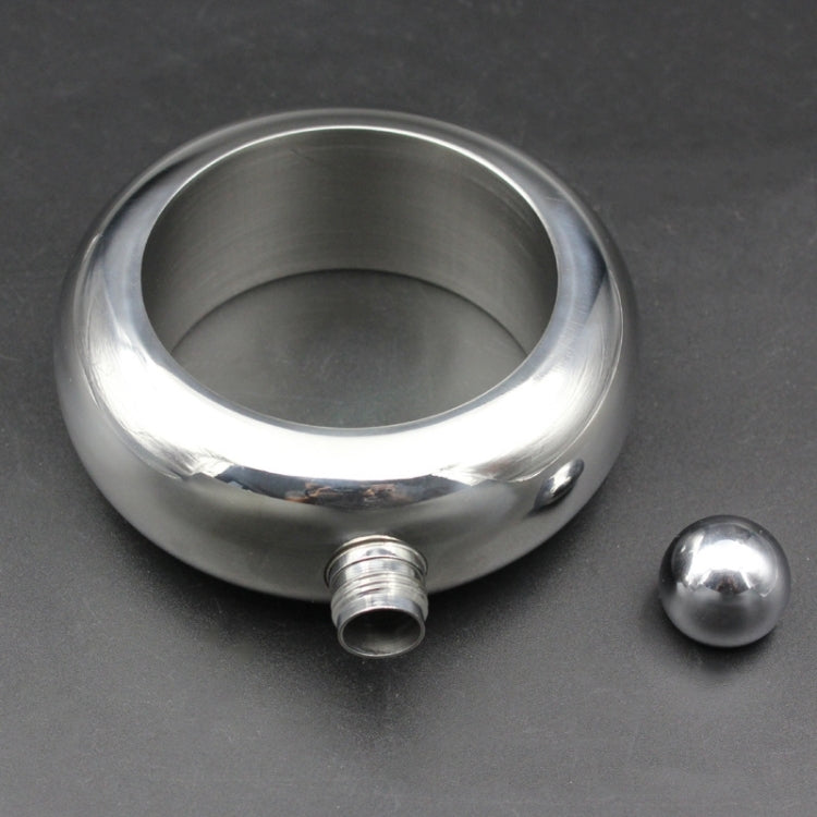 Fashion Creative 100ML Thickened Stainless Steel Bracelet Jug  3.5 Oz(Silver)