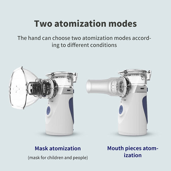 Portable Ultrasonic Nebulizer Mini Handheld Inhaler Respirator Health Care Home Machine Atomizer for Children