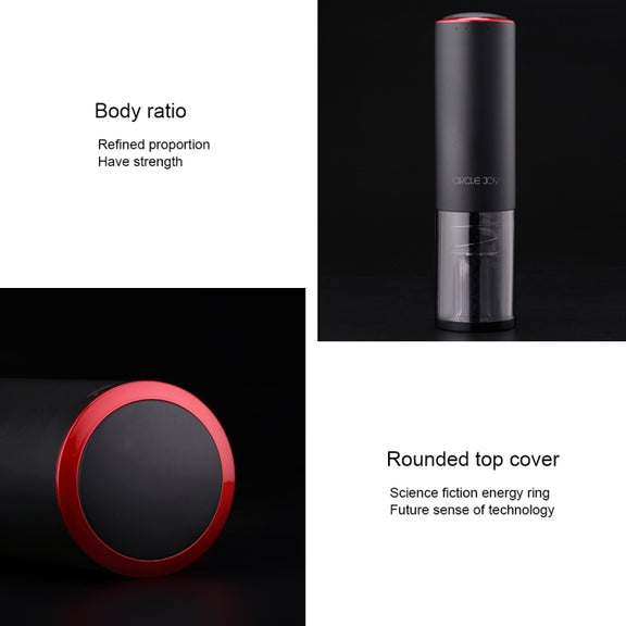 Original Xiaomi Youpin CIRCLE JOY Automatic Rechargeable Electric Wine Bottle Opener(Black)