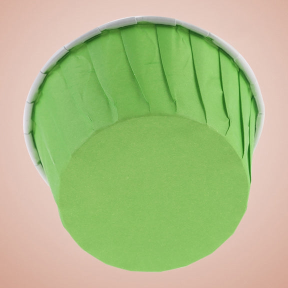 50pcs / Pack Round Lamination Cake Cup Muffin Cases Chocolate Cupcake Liner Baking Cup, Size: 5 x 3.8  x 3cm (Green)