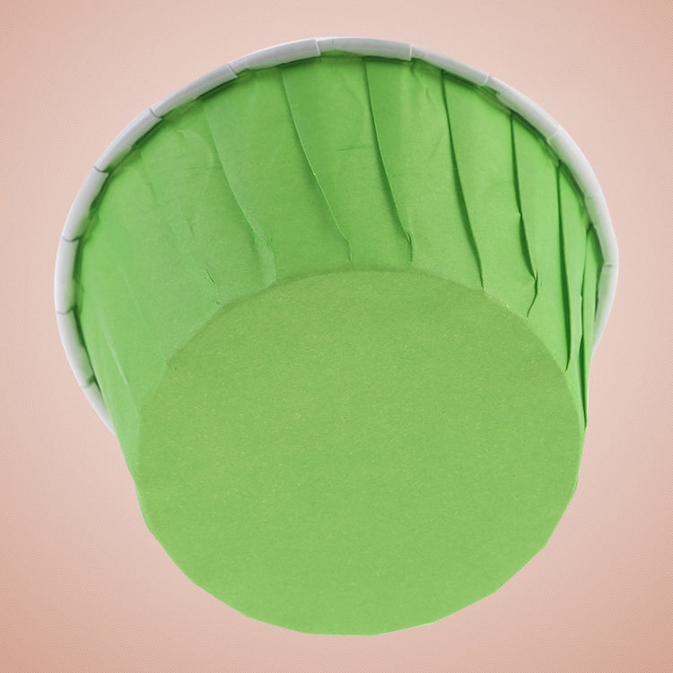 50pcs / Pack Round Lamination Cake Cup Muffin Cases Chocolate Cupcake Liner Baking Cup, Size: 5 x 3.8  x 3cm (Green)