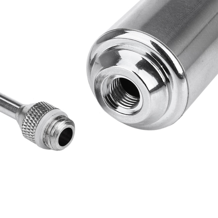 60ml Stainless Steel Syringe Dual Needles Condiment Turkey Meat Injector Cooking Tools (Silver)