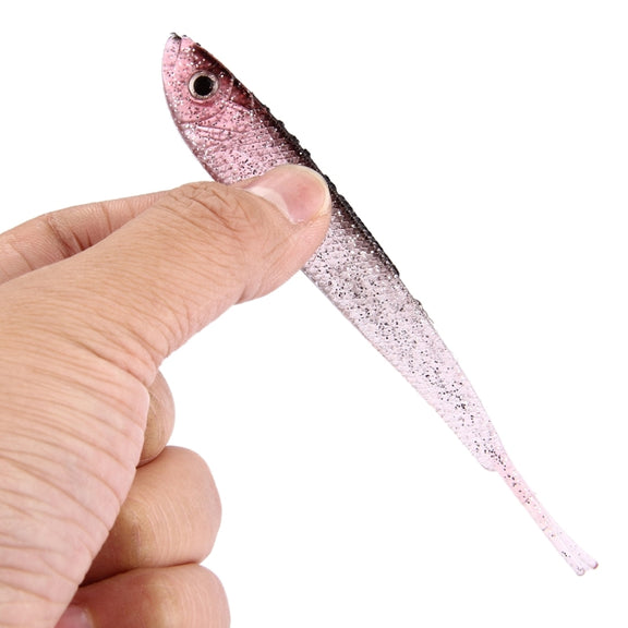 10 PCS Small Sequins Fish Shape Fishing Lures Artificial Fishing Bait, Length: 12.5cm