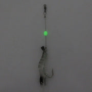 Luminous Shrimp Shape Fishing Lures Artificial Fishing Bait with Hook, Length: 7cm