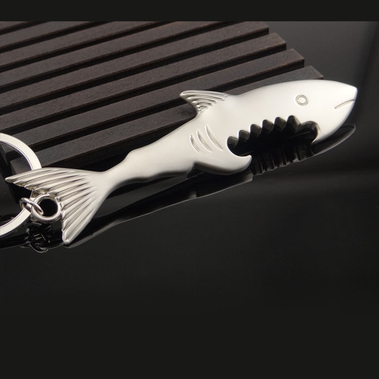 5 PCS Multi-function Shark Bottle Opener Key Chain Car Key Pendant, Size: 13.5x3cm