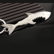 5 PCS Multi-function Shark Bottle Opener Key Chain Car Key Pendant, Size: 13.5x3cm