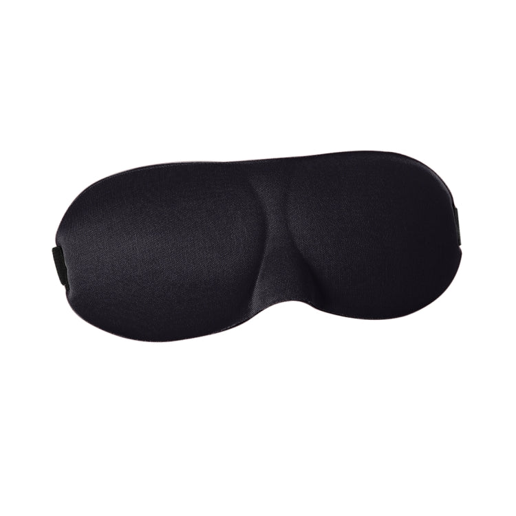 3D Portable Shading Sleep Rest Aid Cover Eye Patch Sleeping Mask Female Cute Eye Mask(Black)