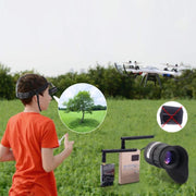 V780 Portable 0.5 inch OLED Large Screen Head-mounted HD Display, Support NTSC / PAL