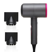 High-power 2000W Anionic Cold Hot Air Constant Temperature Hair Dryer, UK Plug(Red + Grey)