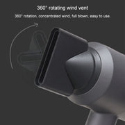High-power 2000W Anionic Cold Hot Air Constant Temperature Hair Dryer, UK Plug(Red + Grey)