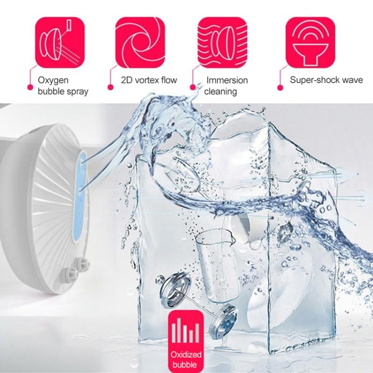 GYB001 Mini-ultrasonic Dishwasher Portable USB Charging Fruit Cleaner, Neutral Packaging(Blue)