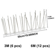 5 PCS / Set Bird Repeller 50cm Stainless Steel Nails Bird Spikes SK411