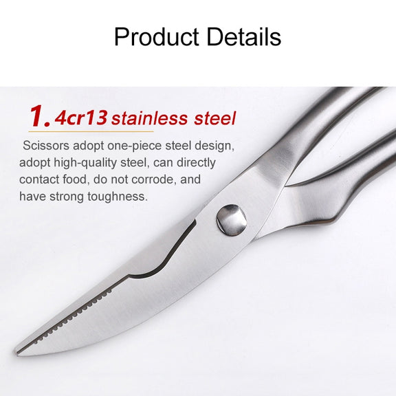 10 inch Kitchen Poultry Fish Chicken Bone Stainless Steel Cutter Cook Gadget Shear, Case Package