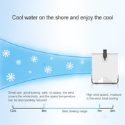 Spades A New Negative ion Air Conditioning Fan Household Humidification Air Cooler(Black)