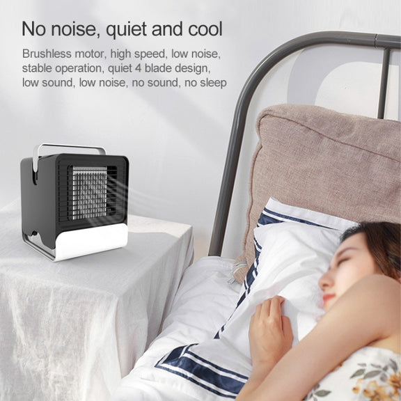 Spades A New Negative ion Air Conditioning Fan Household Humidification Air Cooler(Black)