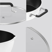 Original Xiaomi Youpin Non Stick Frying Pan Cooking Pot(White)