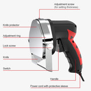 Portable Meat Slicer Electric Meat Cutter Turkish Barbecue Slicer, EU Plug