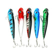 HENGJIA Plastic Artificial Fishing Popper Bionic Lures Environmentally Friendly Fishing Bait with Hooks, Length: 9 cm, Random Color Delivery - Fishing Lures by HENGJIA | Online Shopping South Africa | PMC TechLife | Buy Now Pay Later Mobicred